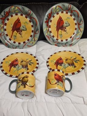 LENOX Winter Greetings Everyday By Catherine McClung Listing 4 Cardinal